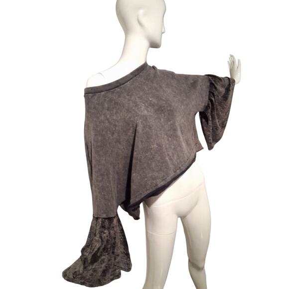 Free People Grungecore Sleeve Glorious Sleeves Oversized Pullover Womens Small - Picture 8 of 13